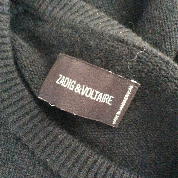 Zadig & Voltaire Baly Graphic Cashmere Sweater - Picture 5 of 6